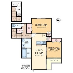 仮称）神明南1丁目メゾンの物件間取画像